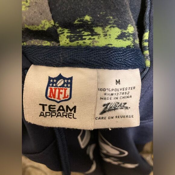 NFL Seattle Seahawks Hoodie Sweatshirt, Unisex Size Medium - Picture 2 of 3
